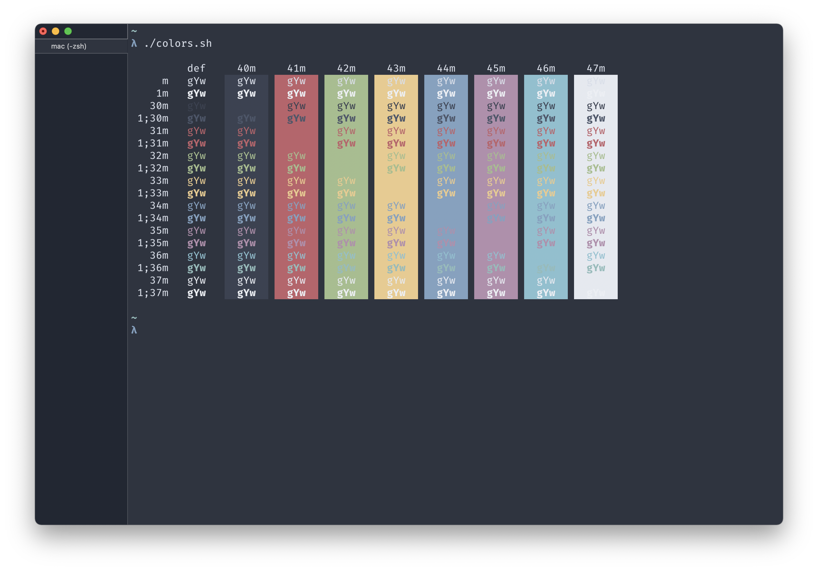 iTerm2 Colors