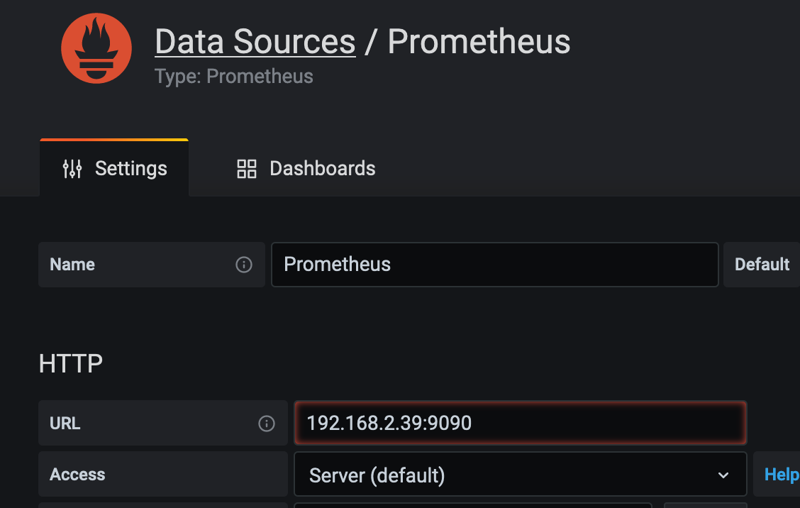 Grafana Prometheus Datasource